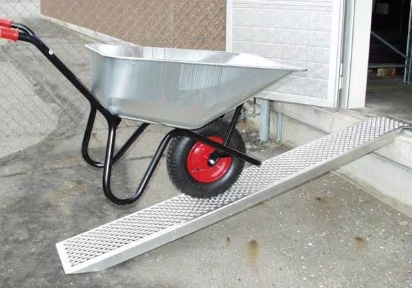 Alu-Auffahr- und Verladerampen, gerade, 2 Stück - 0