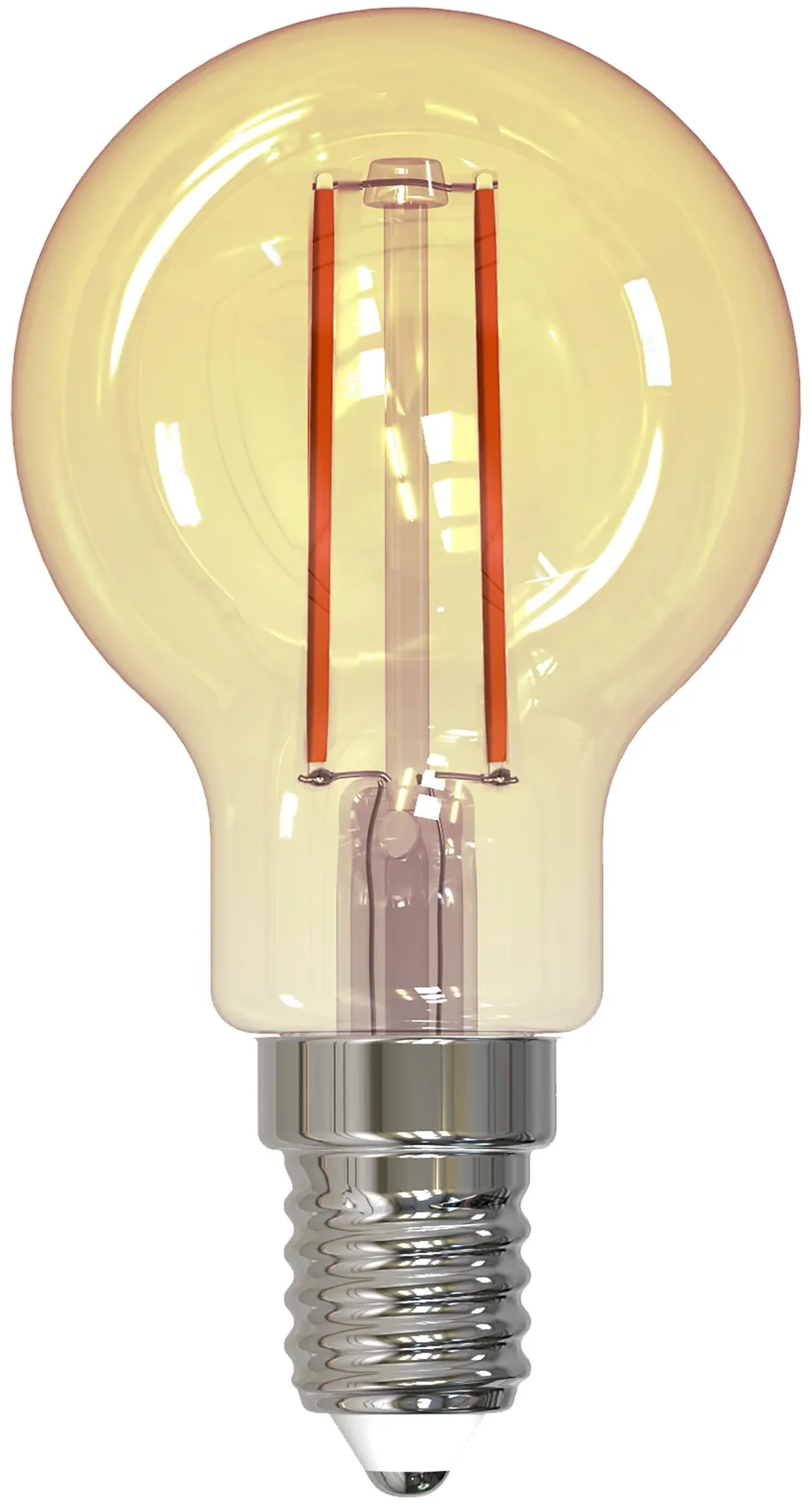LED Retro Deko Tropfenlampe gold mit 1,5 Watt, E14, 2000 Kelvin - 0