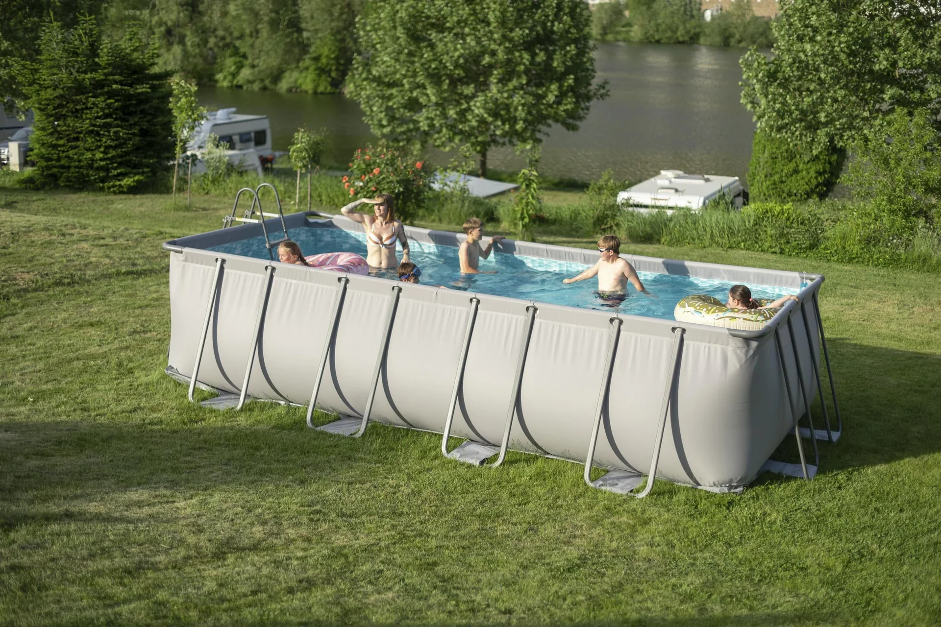 Elite Frame Pool 549 x 274 x 132 cm anthrazit - 9