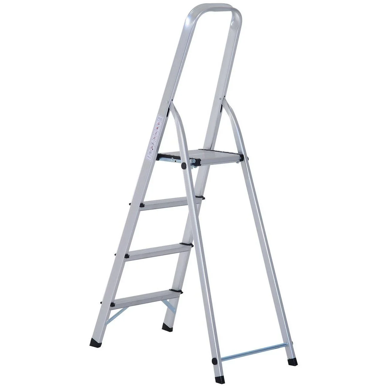 Stehleiter Aluleiter Trittleiter Haushaltsleiter 4 Stufen - 5