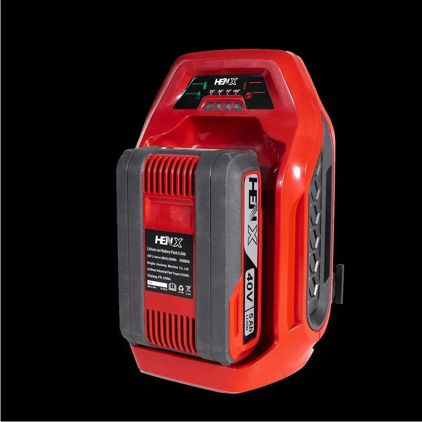 Heckenschere + 5.0 Akku & Schnellladegerät 40V - 4