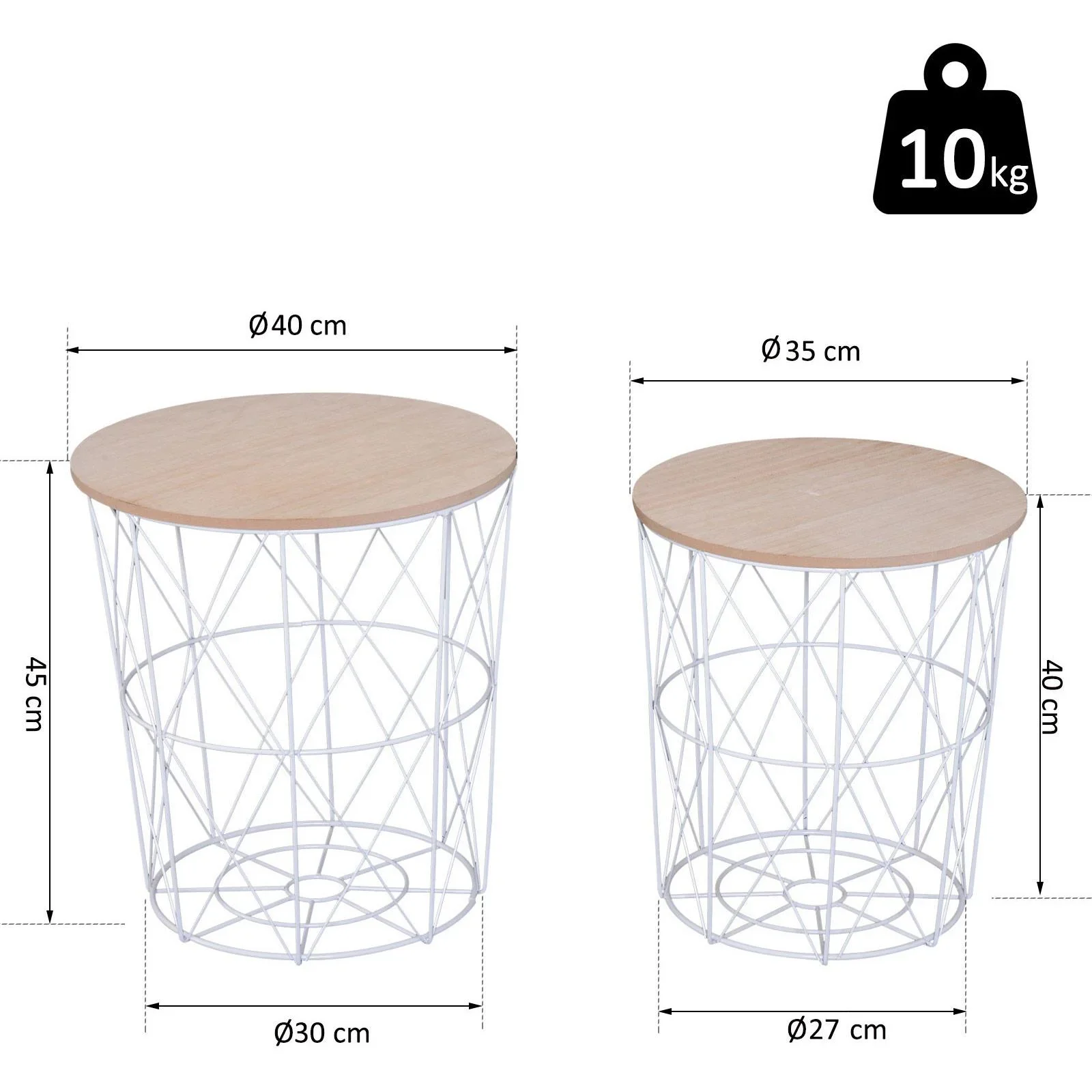 Couchtisch als 2-teiliges Set - 0