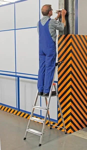 Alu - Stufen - Stehleiter, 5 Stufen - 2