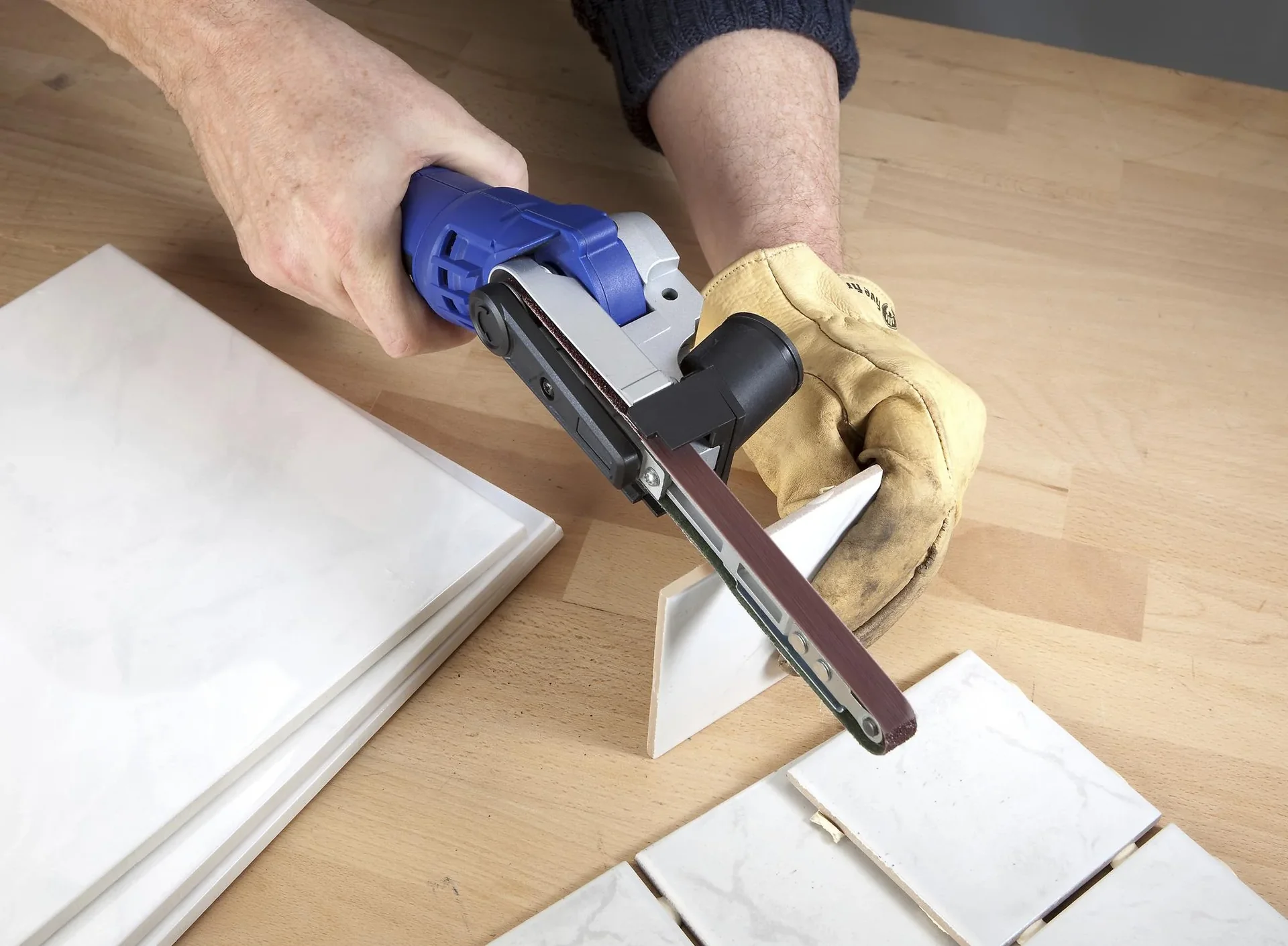 Elektro Feile 260W + Gratis dazu 10 Schleifbänder - 3