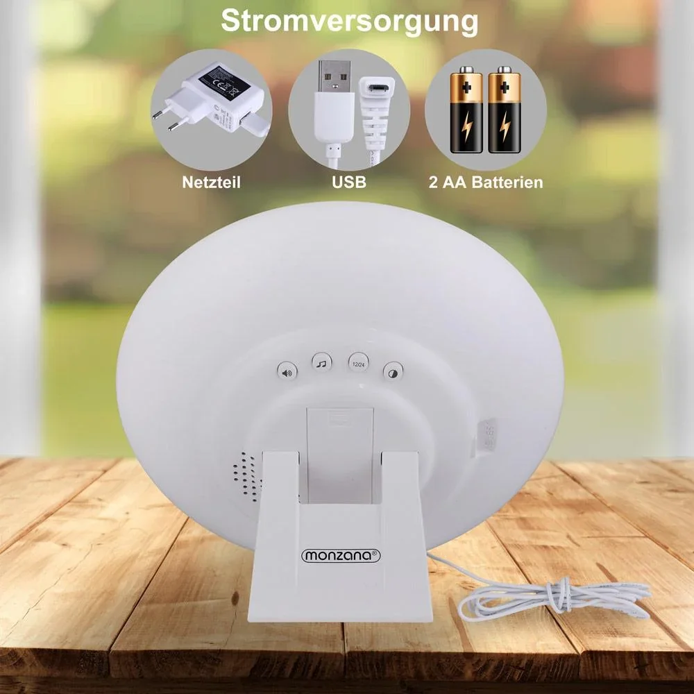 LED-Lichtuhr Sonnenaufgang - 0