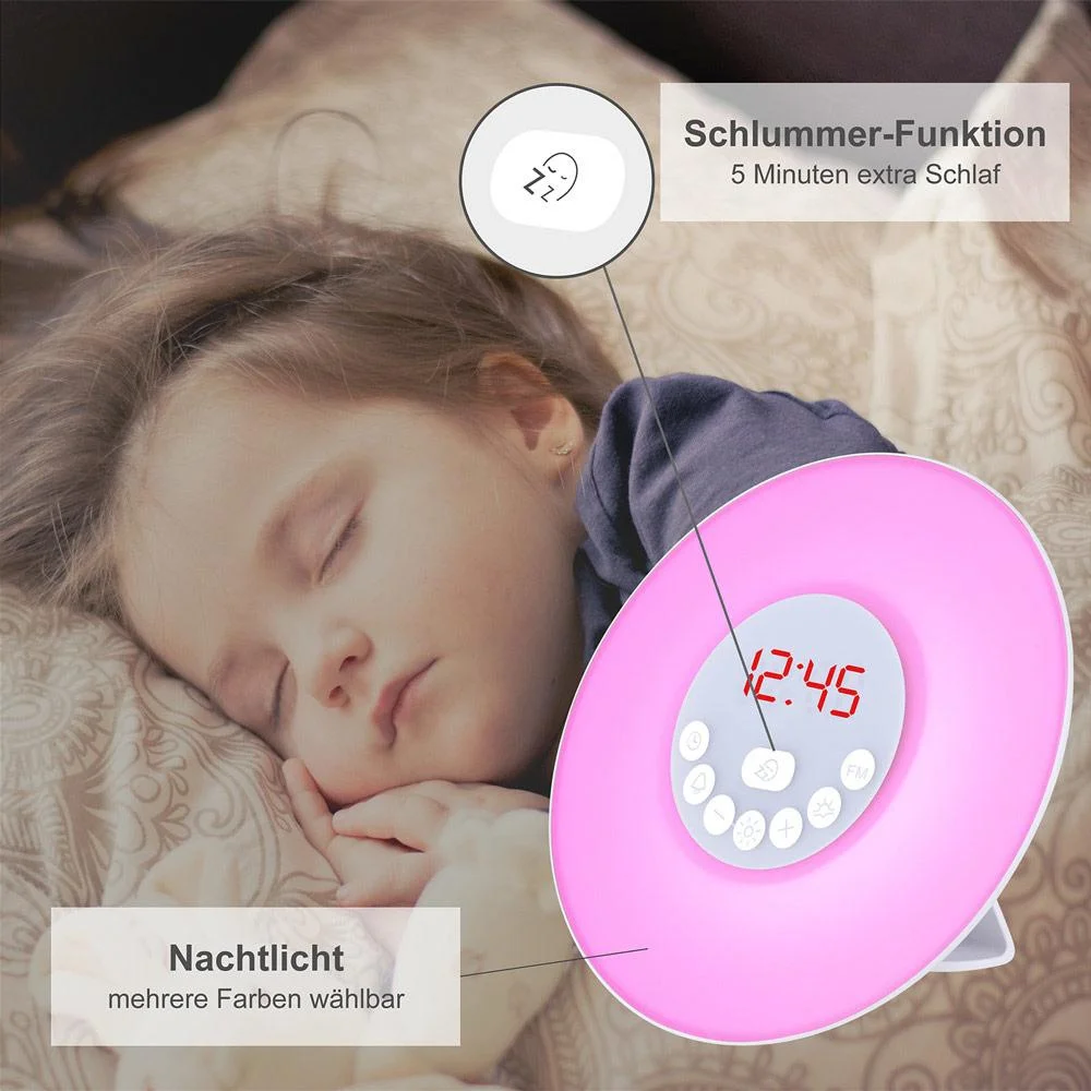 LED-Lichtuhr Sonnenaufgang - 2