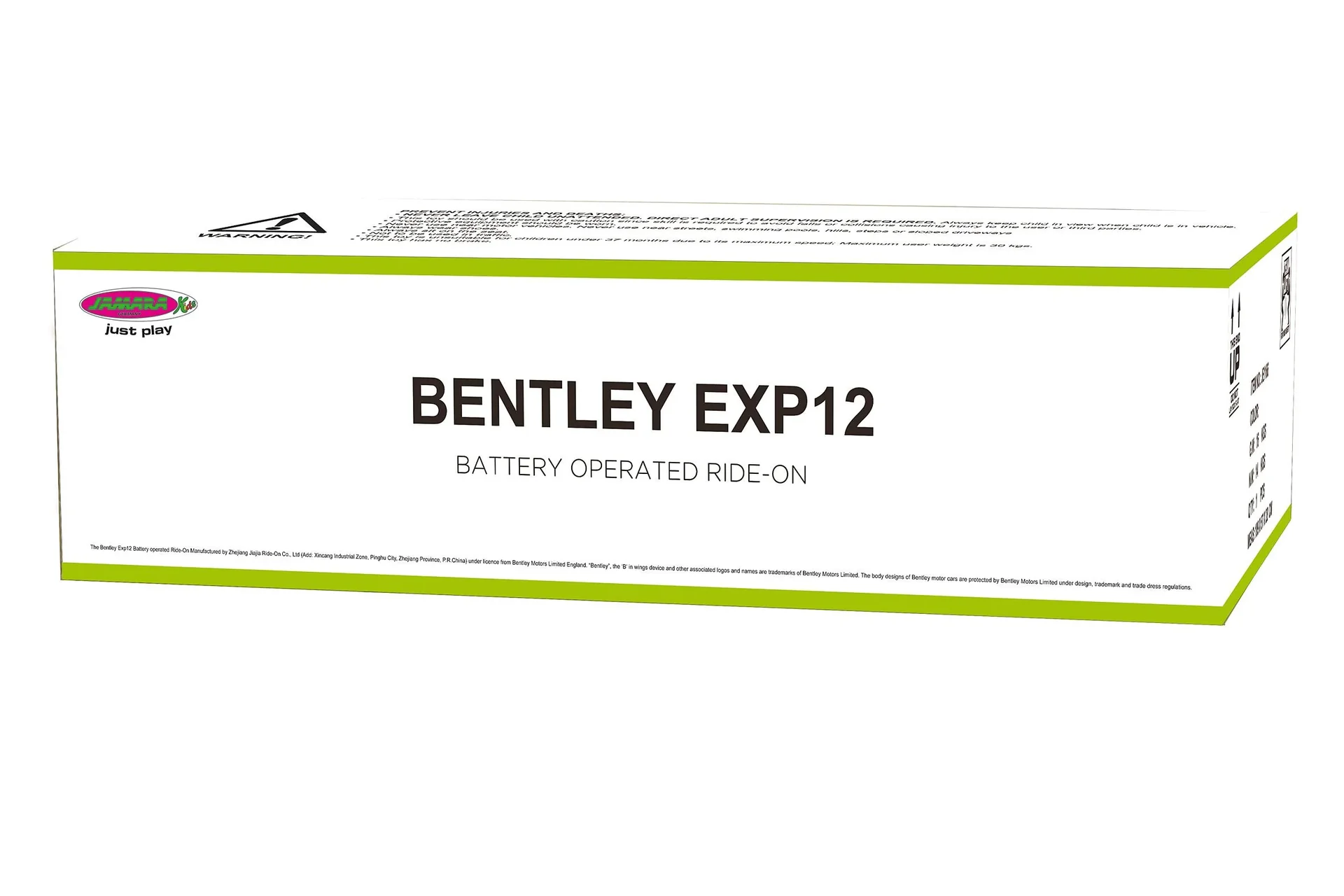 Ride-on Bentley EXP12 für Kinder, 12 Volt, Grün - 0