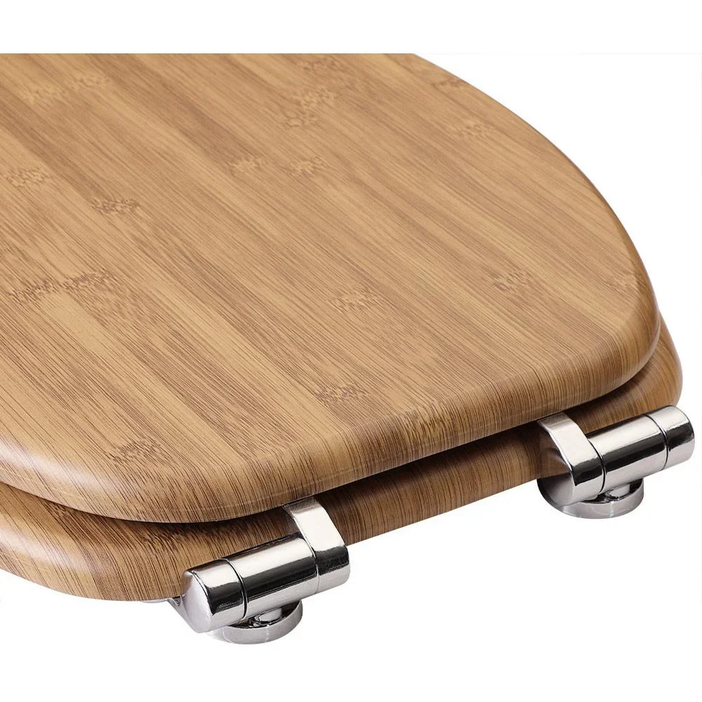 MDF-Toilettensitz Bambus mit Absenkautomatik - 7