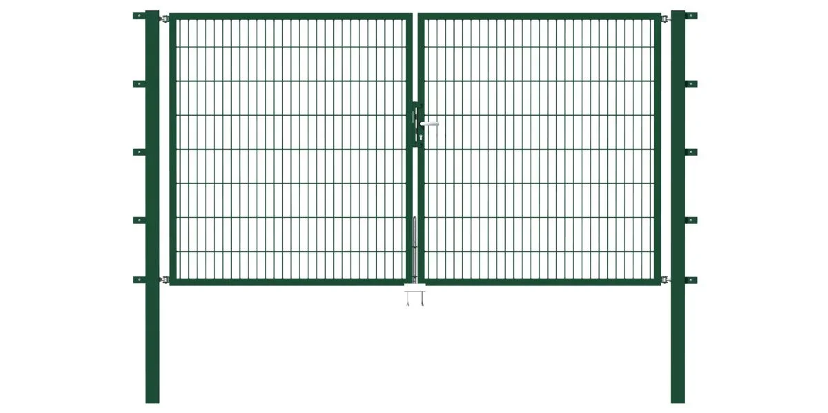 Doppeltor Flexo mit Zubehör, grün, Breite 200 cm, Höhe 100 cm, PF: 60x60 cm - 0