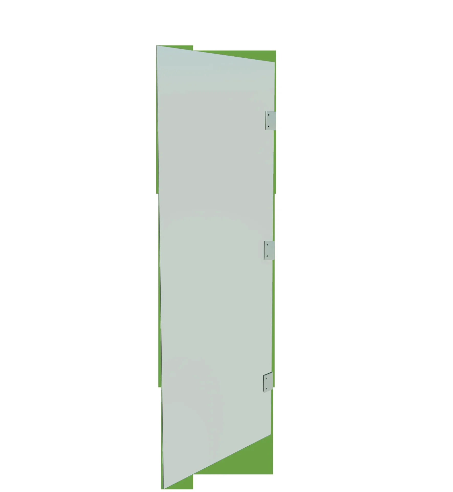 Seitenblende HD gefrostet, 60 x 185/200 cm, Edelstahl Einscheibensicherheitsglas (ESG) 6 mm, gefrostet - 0