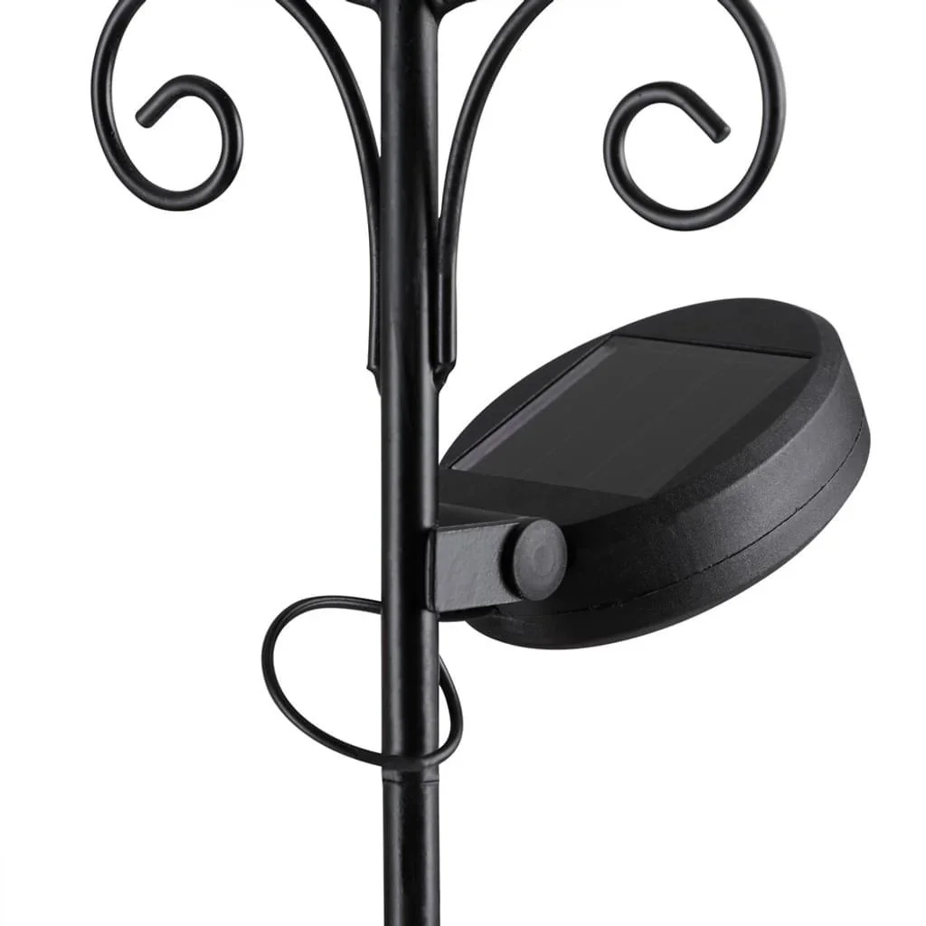 Solarbetriebene Beleuchtung mit Regenmesser blau - 4