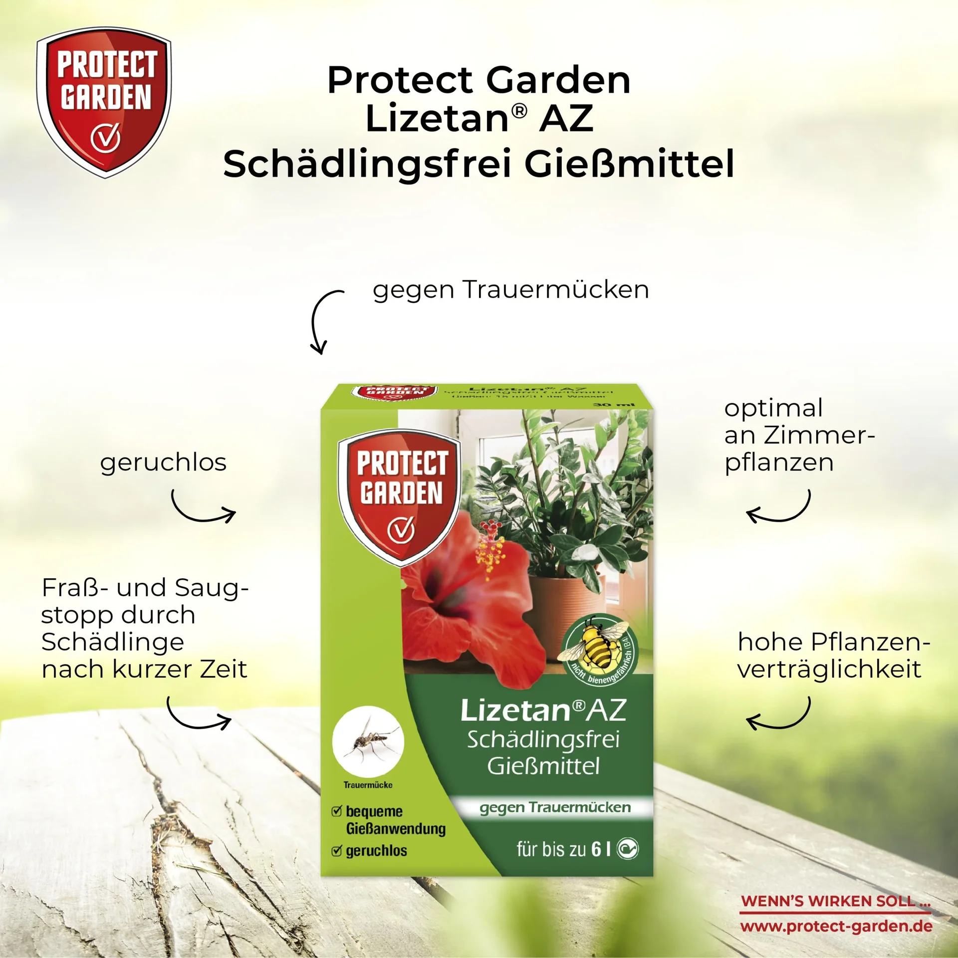 Schädlingsfrei Lizetan Gießmittel AZ - 30 ml - 0