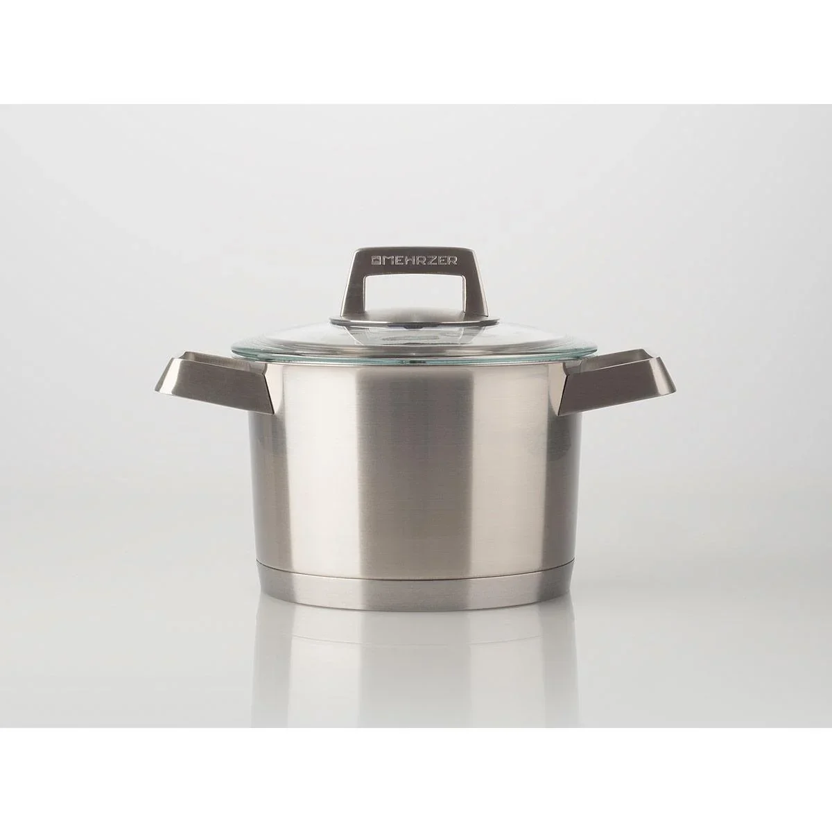 Mehrzer Premium - Hoher Kochtopf mit Deckel - 16 cm - Edelstahl - 3