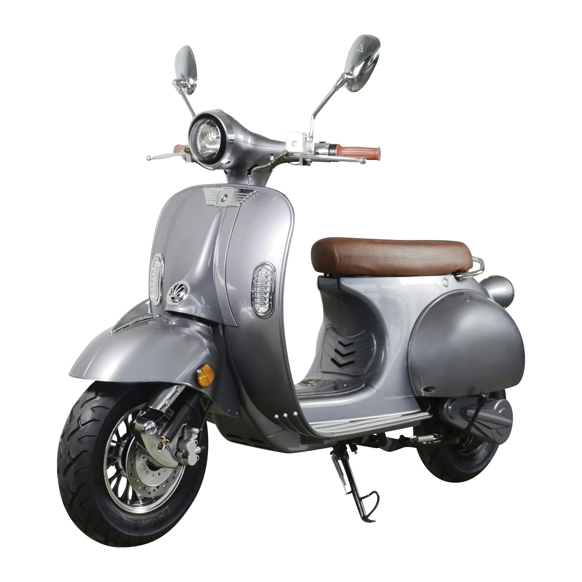 Retro E-Roller "Sizilia" 45 km/h anthrazit - 3