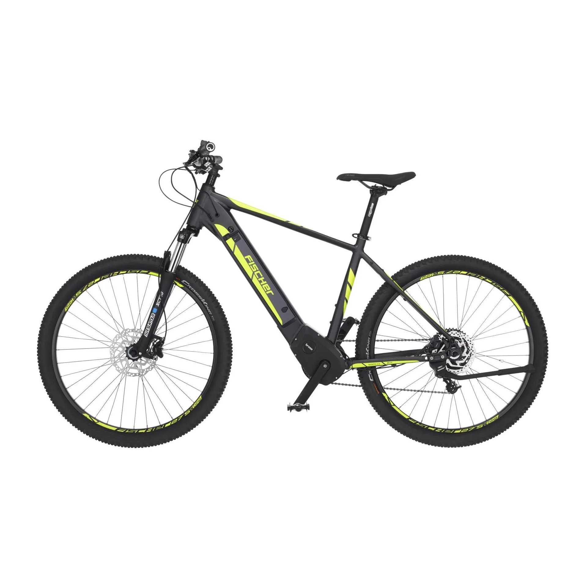 Unisex E-Bike MTB, 29 Zoll, Rahmengröße 46cm, 10-Gang Kettenschaltung, schiefergrau matt, MONTIS 5.0i - 4