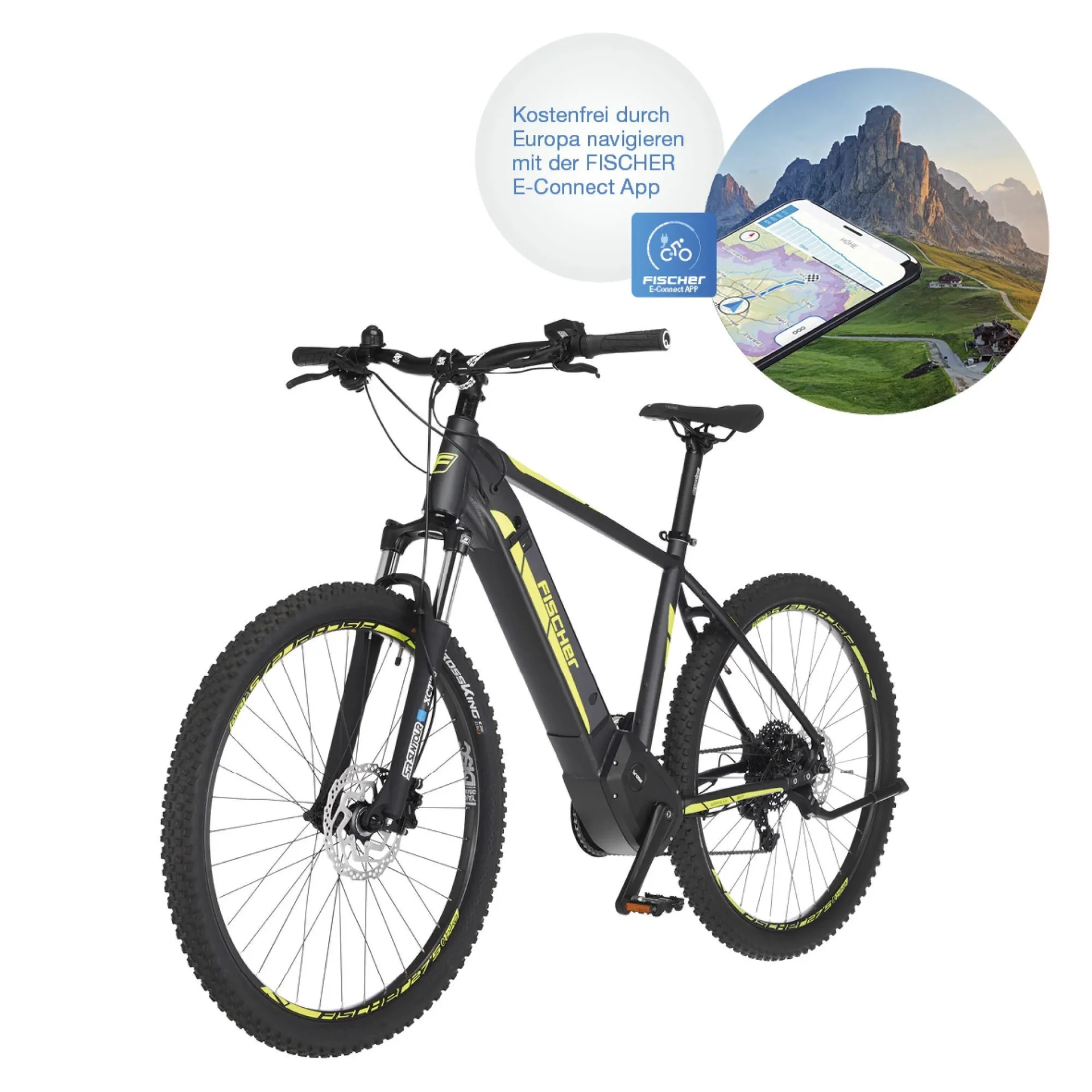 Unisex E-Bike MTB, 29 Zoll, Rahmengröße 46cm, 10-Gang Kettenschaltung, schiefergrau matt, MONTIS 5.0i - 8