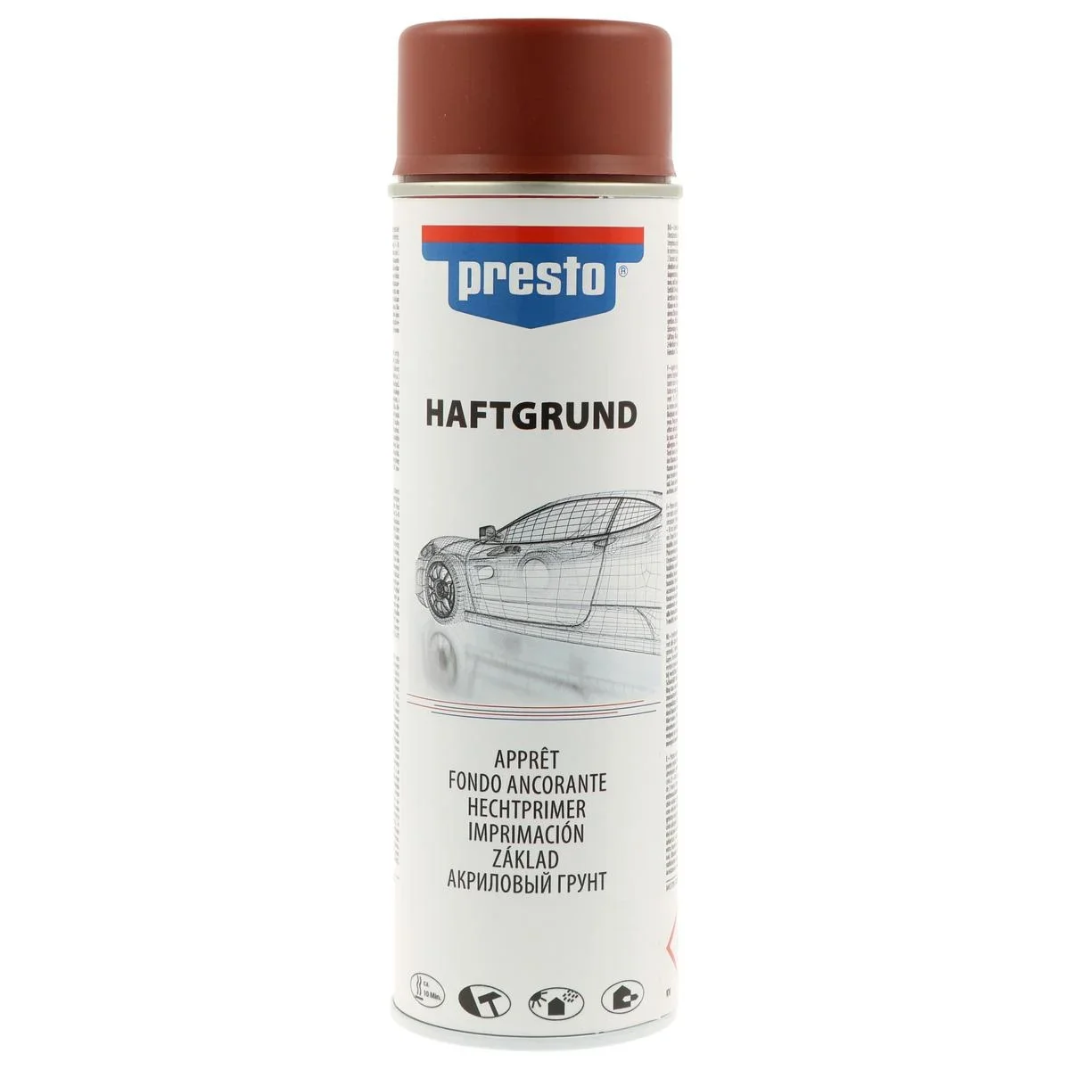 Haftgrund, 500 ml, Farbe Rot - 0