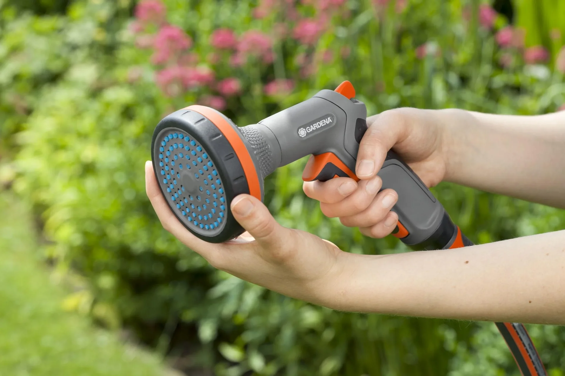 Comfort Brause für Beete, Impulsauslöser mit Arretierungsfunktion - 1