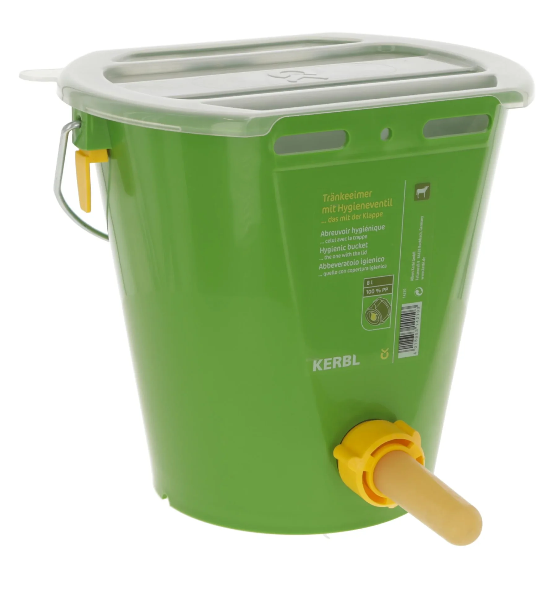 Deckel für Tränkeeimer MilkGuard, weiß transparent - 1