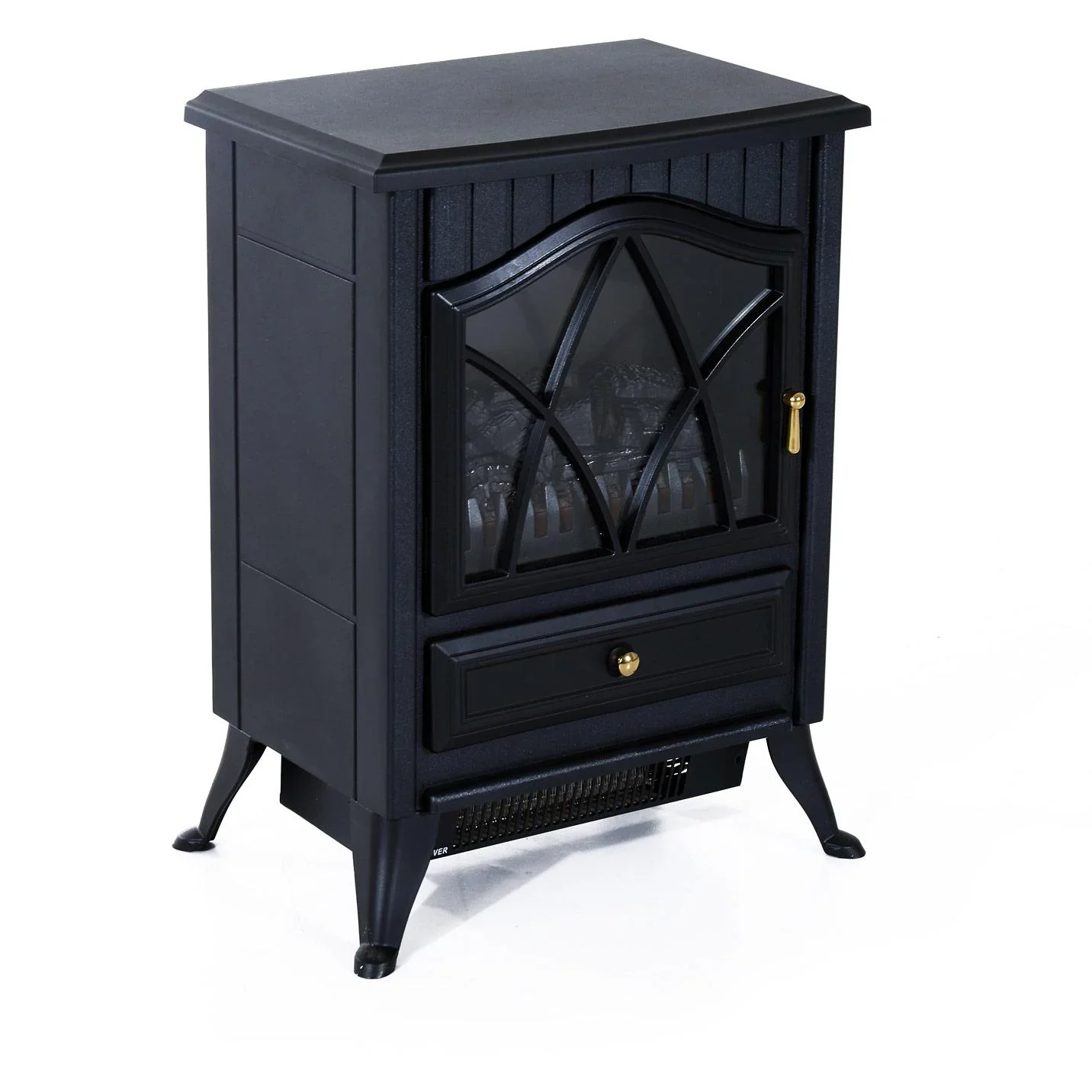 Elektrokamin Kaminofen Standkamin 1800W schwarz - 0