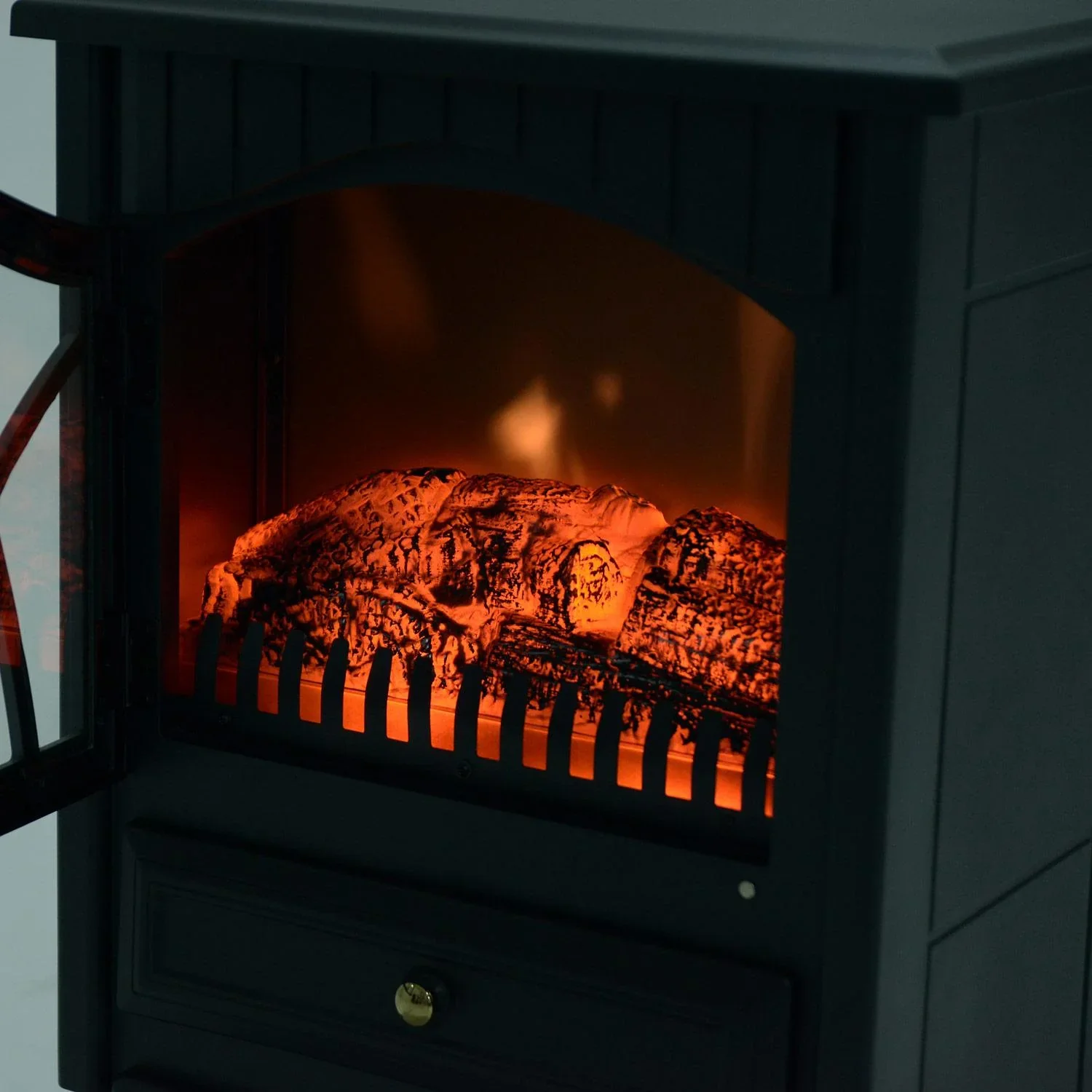 Elektrokamin Kaminofen Standkamin 1800W schwarz - 3
