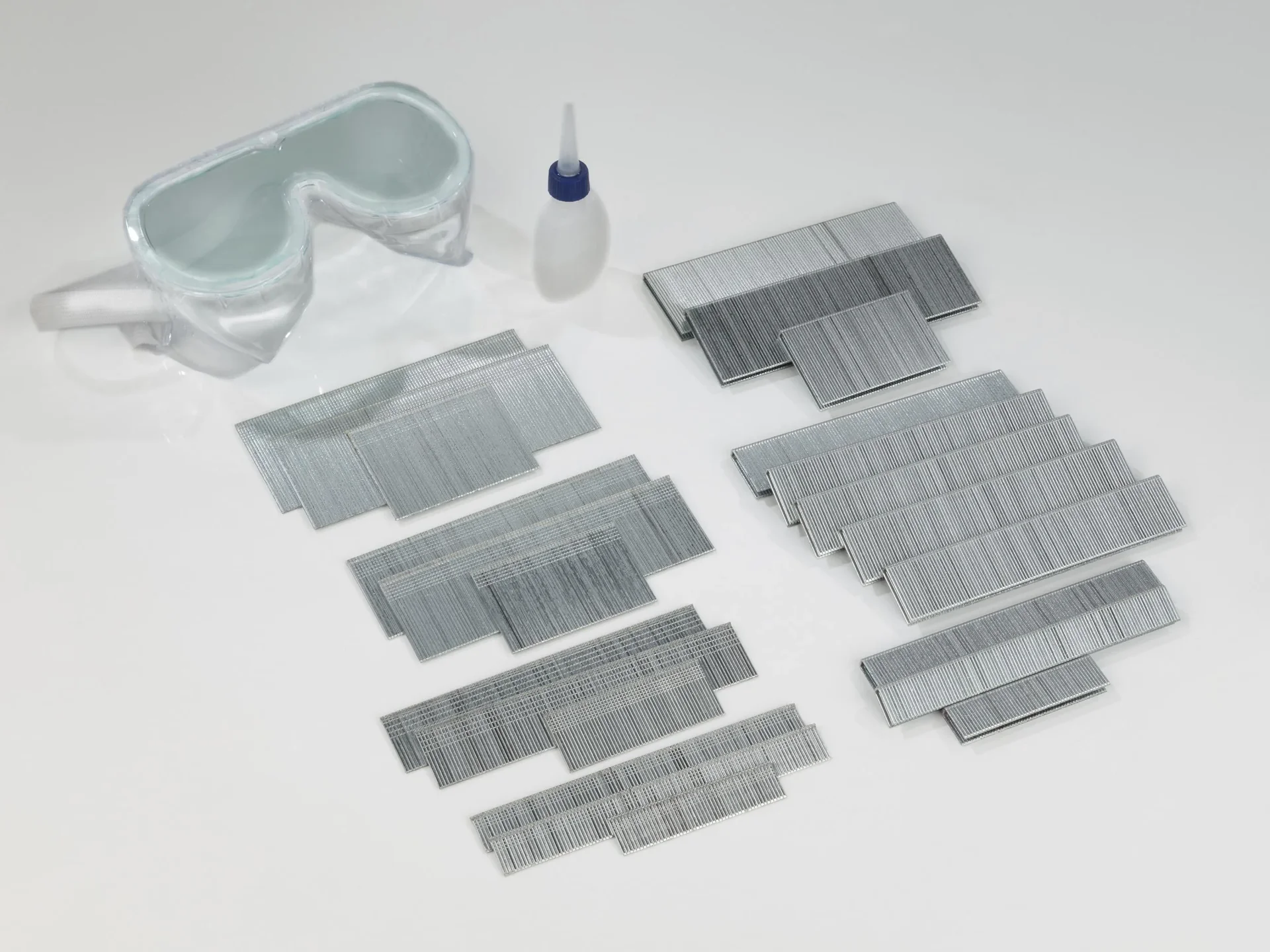 Druckluft Klammer-und Nagelpistole 2in1 - inklusive Zubehör - 4