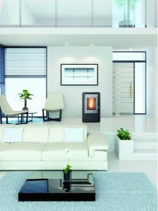 Pelletofen Petite weiß - 4