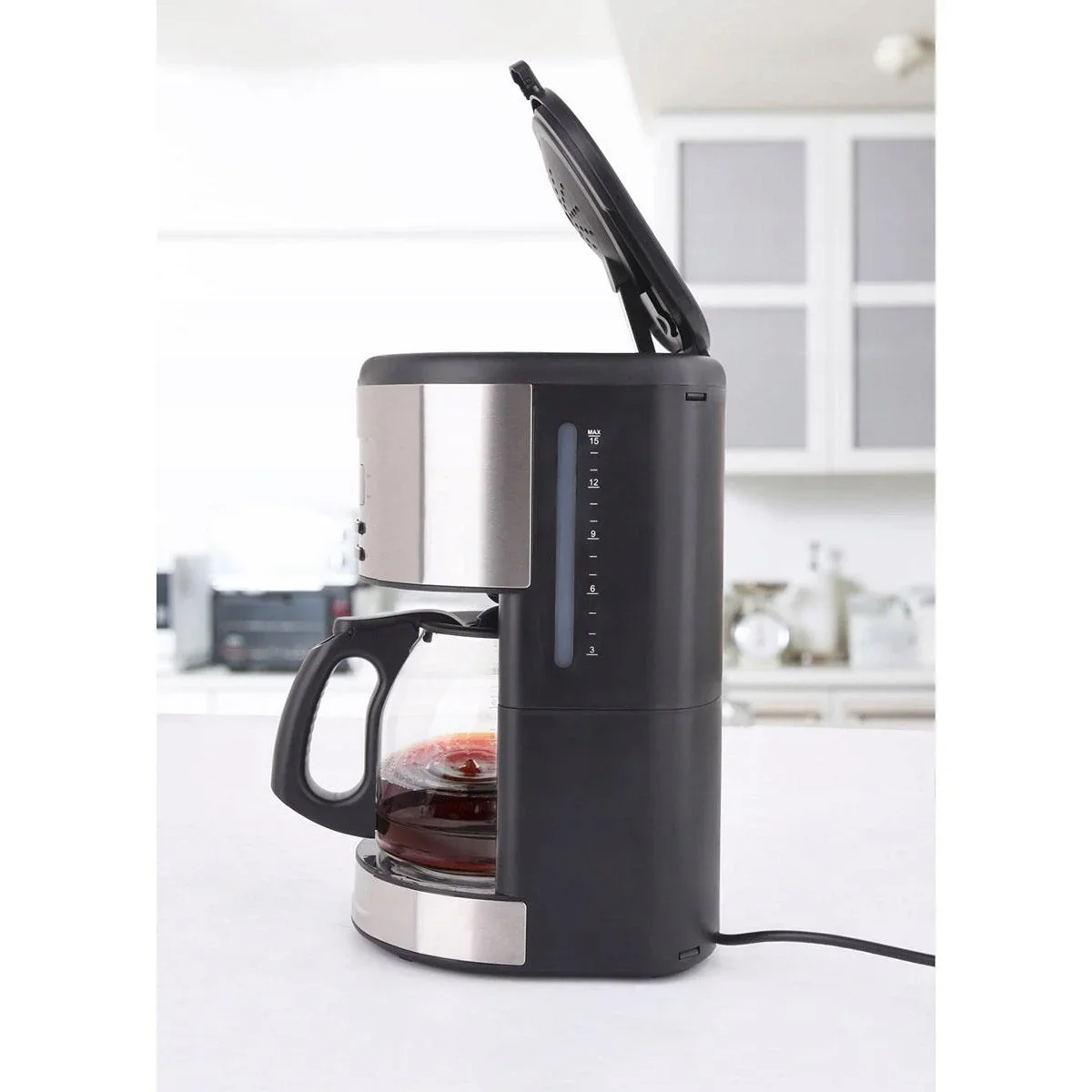 Kaffeemaschine mit Zeitschaltuhr - 1,8L - 1000W - 3