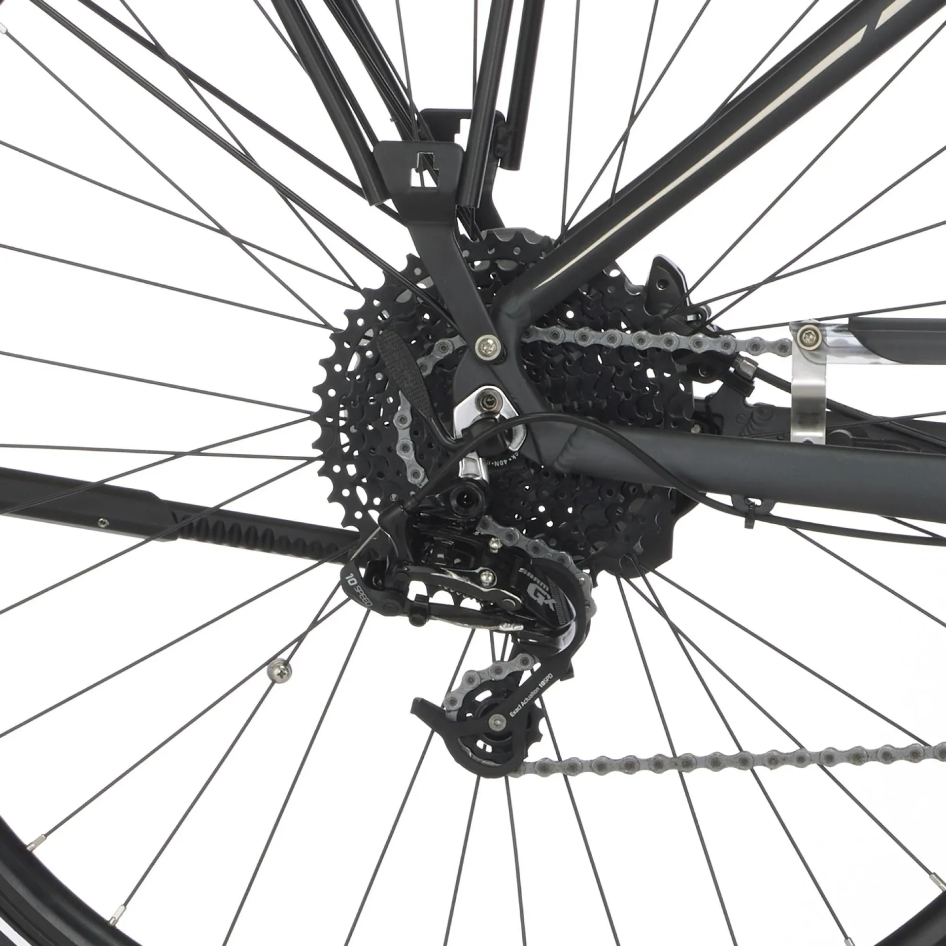 Damen E-Bike Trekking, 28 Zoll, Rahmengröße 49 cm,10-Gang Kettenschaltung, schiefergrau matt, VIATOR 5.0i - 11