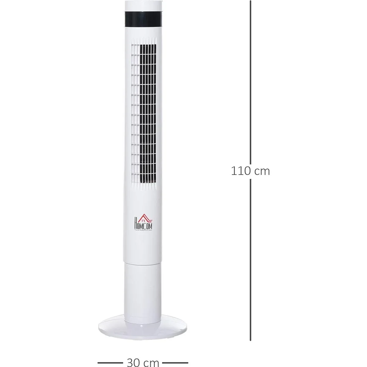 Turmventilator mit Fernsteuerung weiß - 3