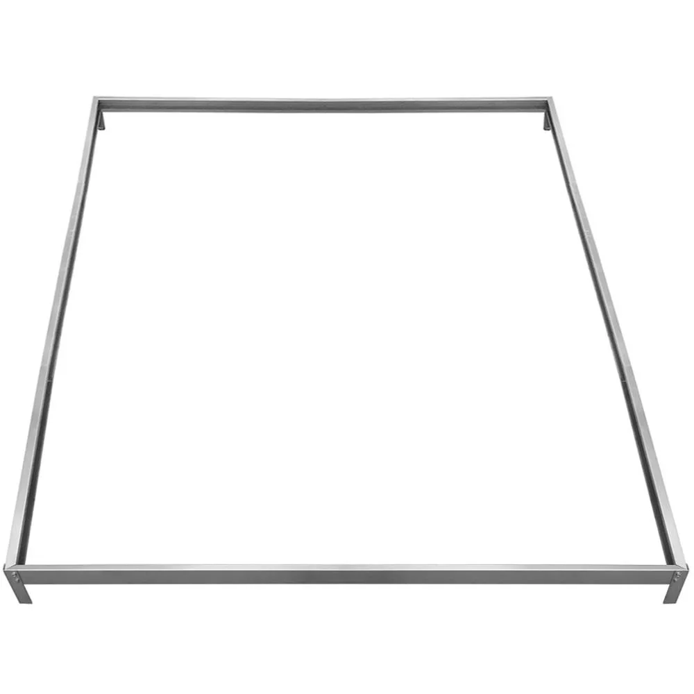 Aluminium-Gewächshaus 5,85 m³ mit Oberlicht, Regenrinne und Fundament - 6