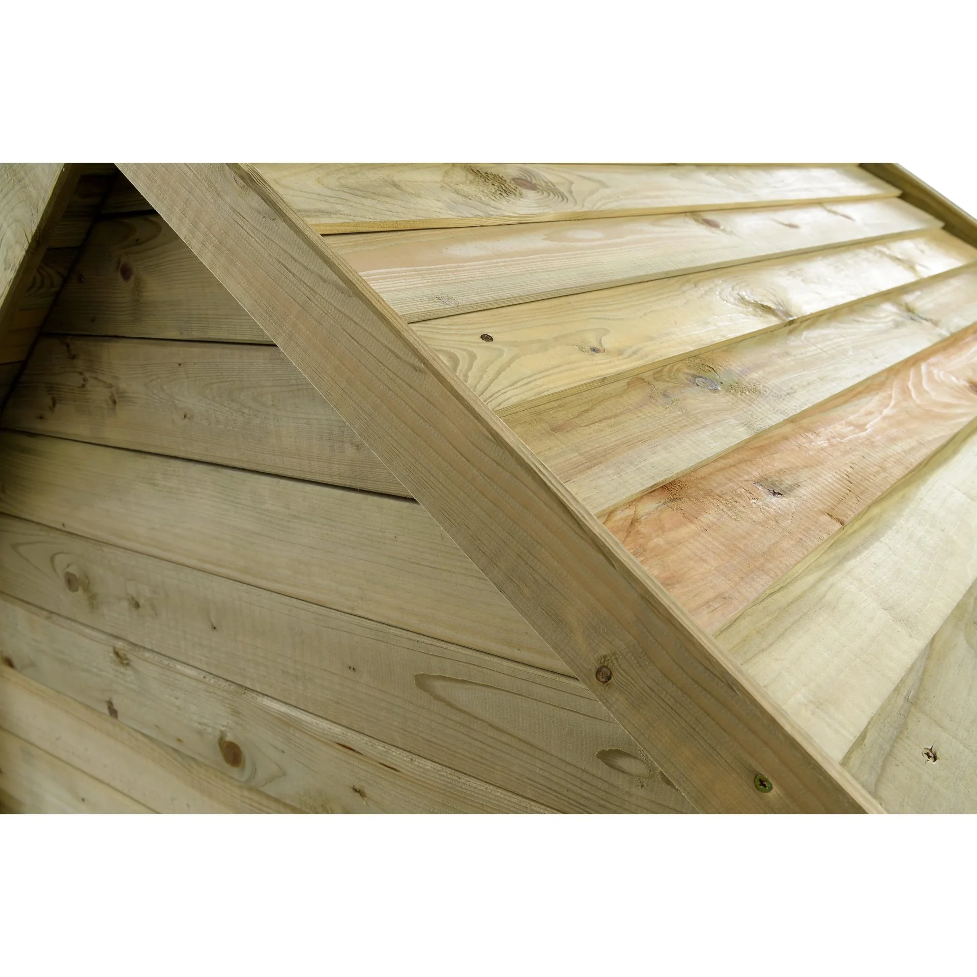 Spielhaus Louise Holz Deluxe Satteldach mit Boden 135 x 130 x 145 cm - 1