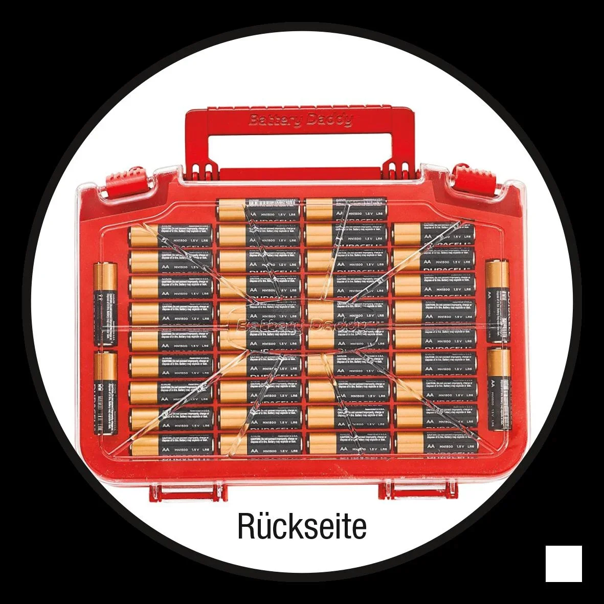 Batterievorratskoffer inklusive Tester - 0