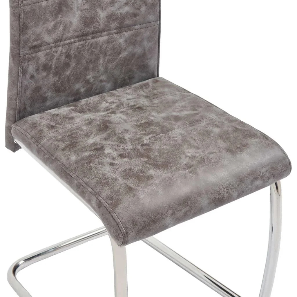 Esszimmerstühle 2-Sitzer Leder braun - 0