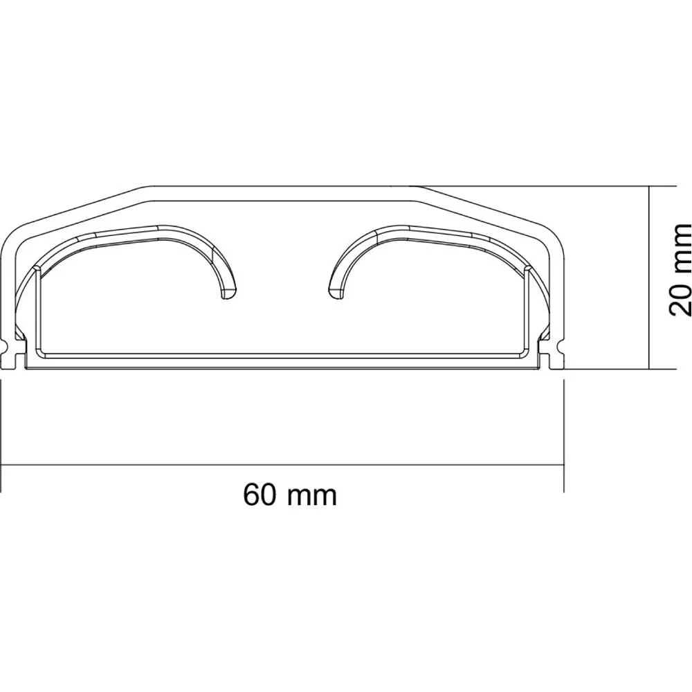 Kabelkanal 75 x 6 cm Weiss - 4