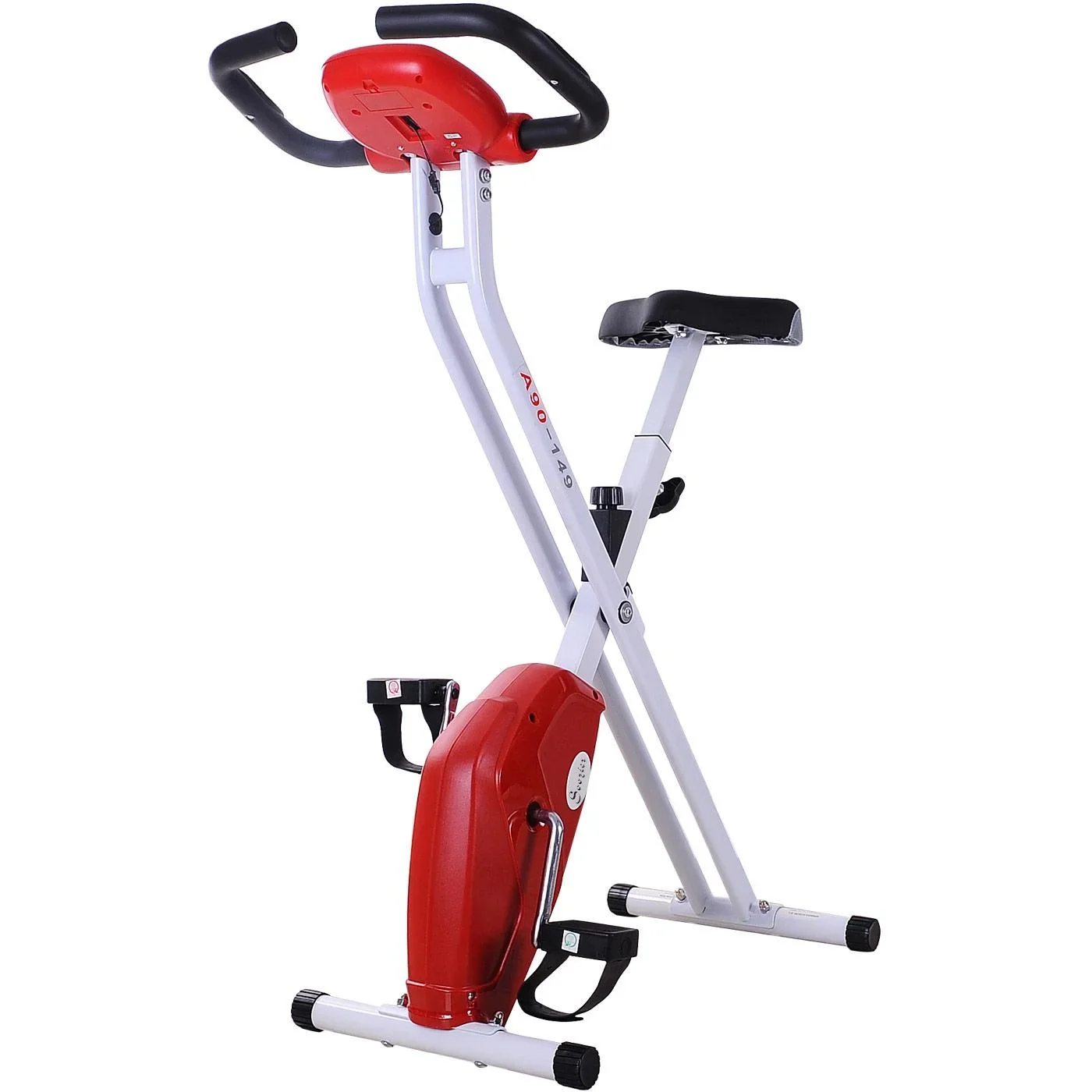 Hometrainer Zusammenklappbares Fitness-Rad - Stahl-Ergometer - 1