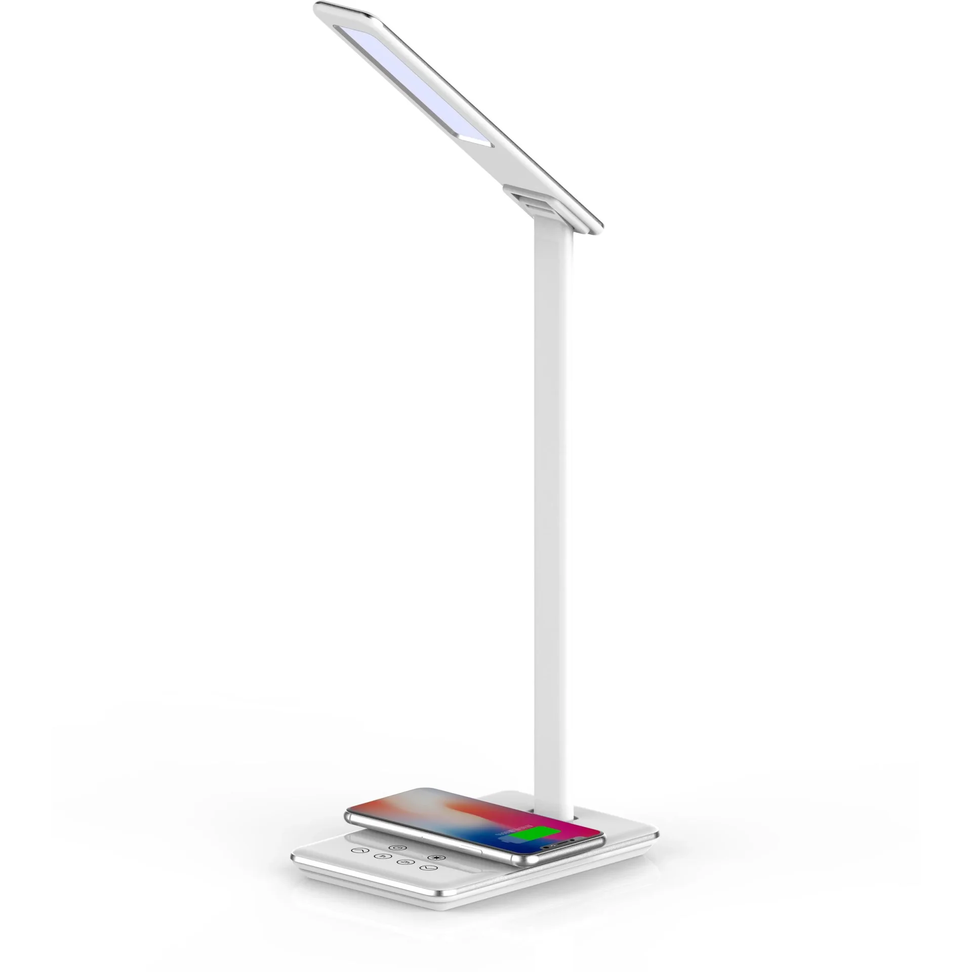 VT-7405 Tischleuchte / Schreibtischleuchte mit drahtlosem QI-Ladegerät - weiß - 2