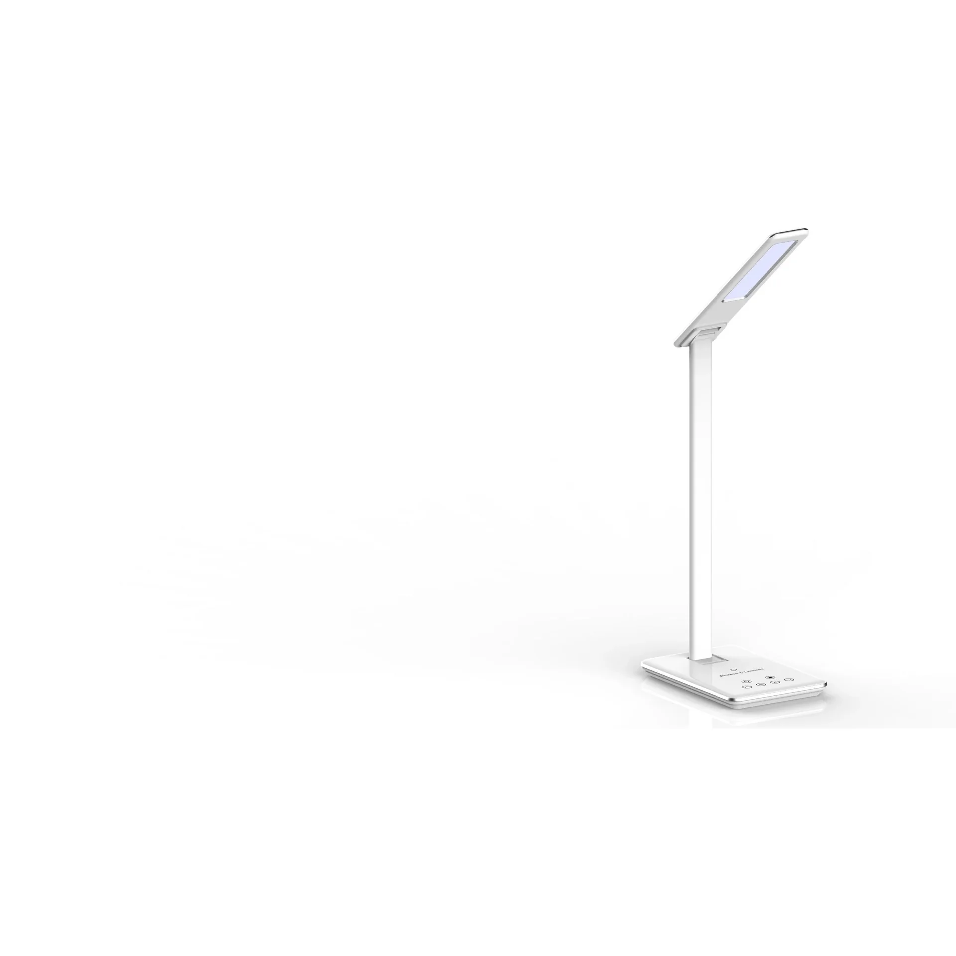 VT-7405 Tischleuchte / Schreibtischleuchte mit drahtlosem QI-Ladegerät - weiß - 4