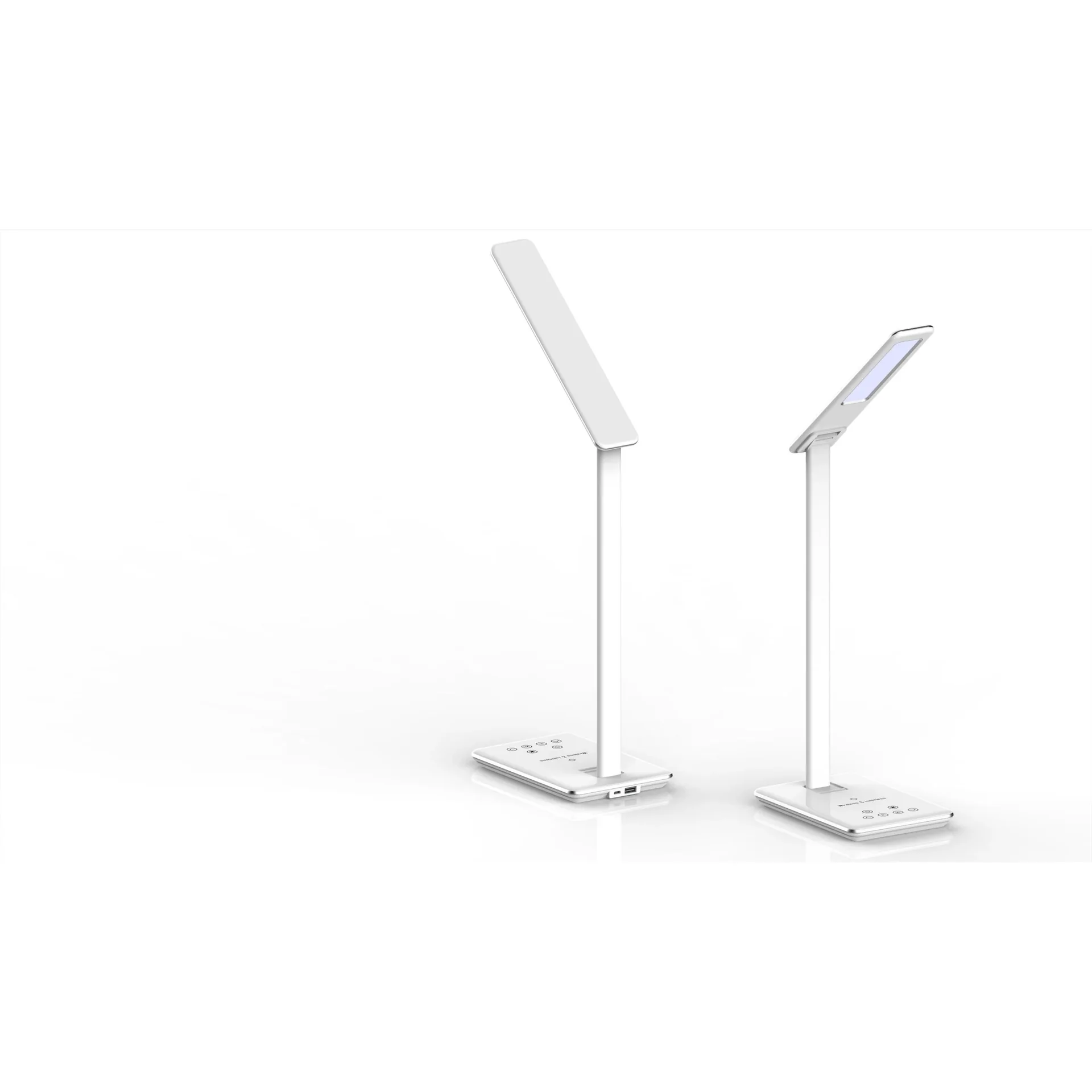 VT-7405 Tischleuchte / Schreibtischleuchte mit drahtlosem QI-Ladegerät - weiß - 5