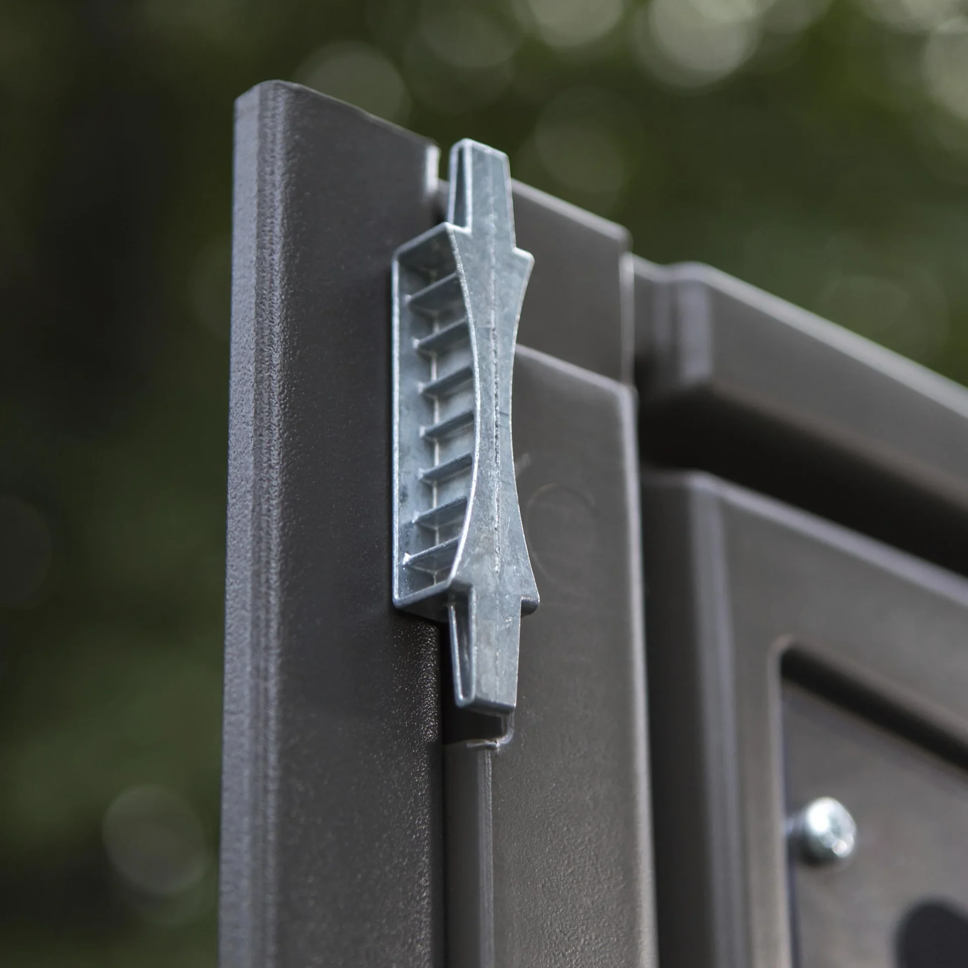 Kunststoff Gerätehaus Saturn dunkelgrau, 244 x 305 x 244 cm - 5