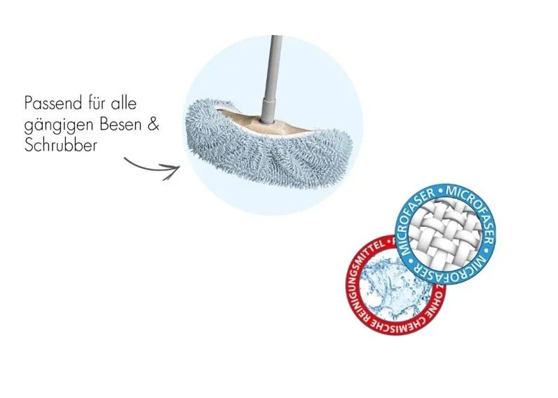 Chenille Besen-Überzug, 4 Stück, farblich sortiert - 0