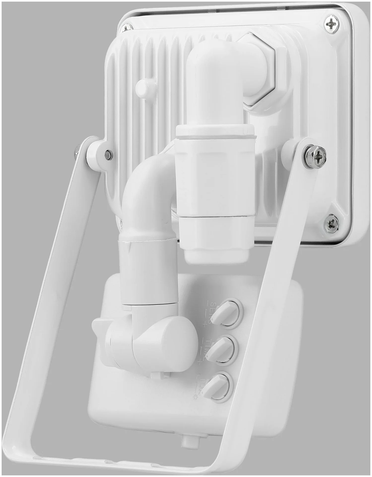 LED Außenstrahler mit Bewegungsmelder Weiß, 10 Watt - 850 Lumen - 5