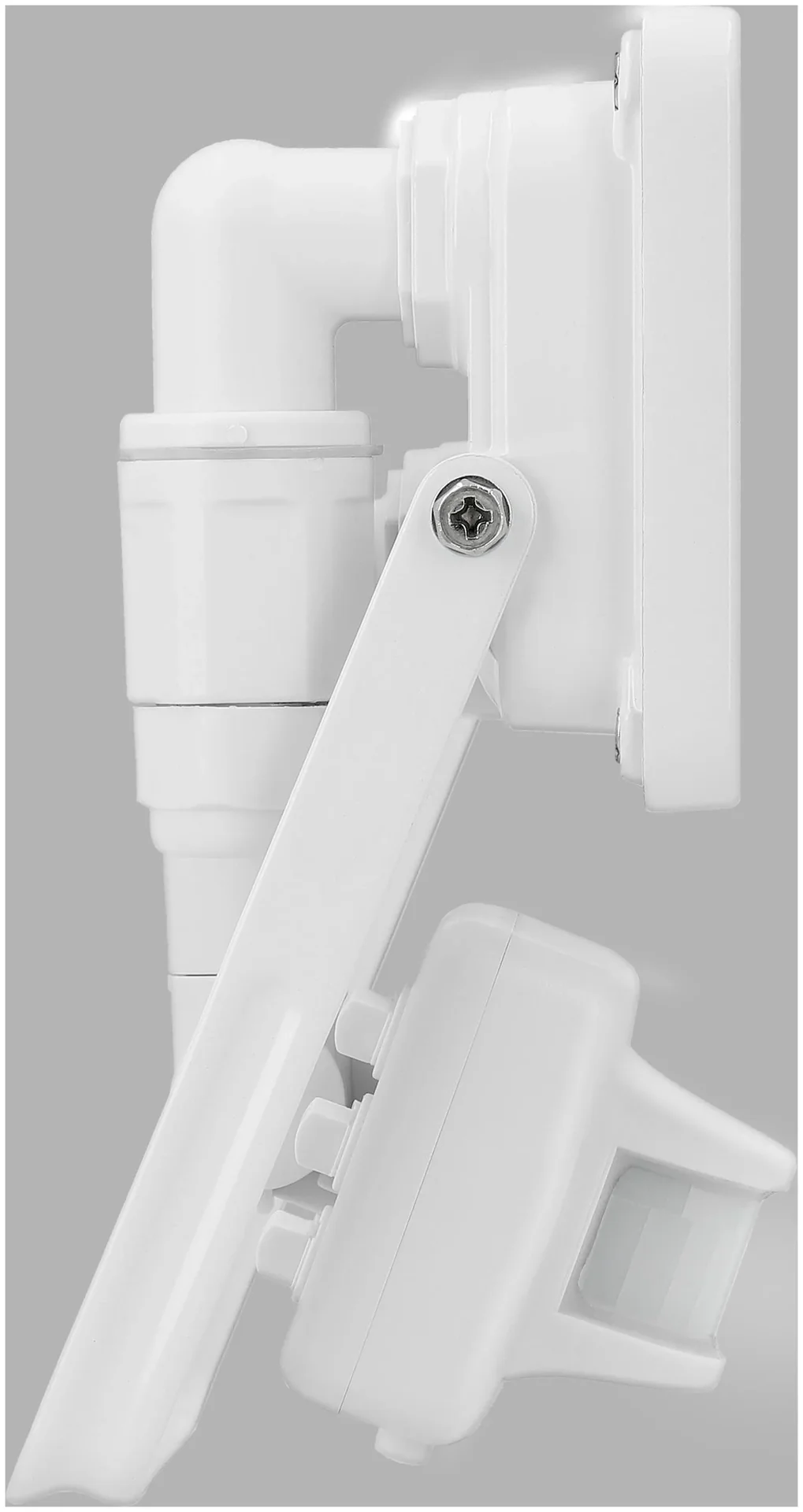 LED Außenstrahler mit Bewegungsmelder Weiß, 10 Watt - 850 Lumen - 7