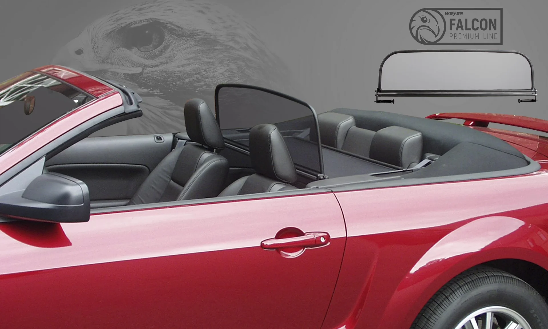 Cabrio Windschott - Premium-Line Ford Mustang V, Baujahr 2005-2008 - 0