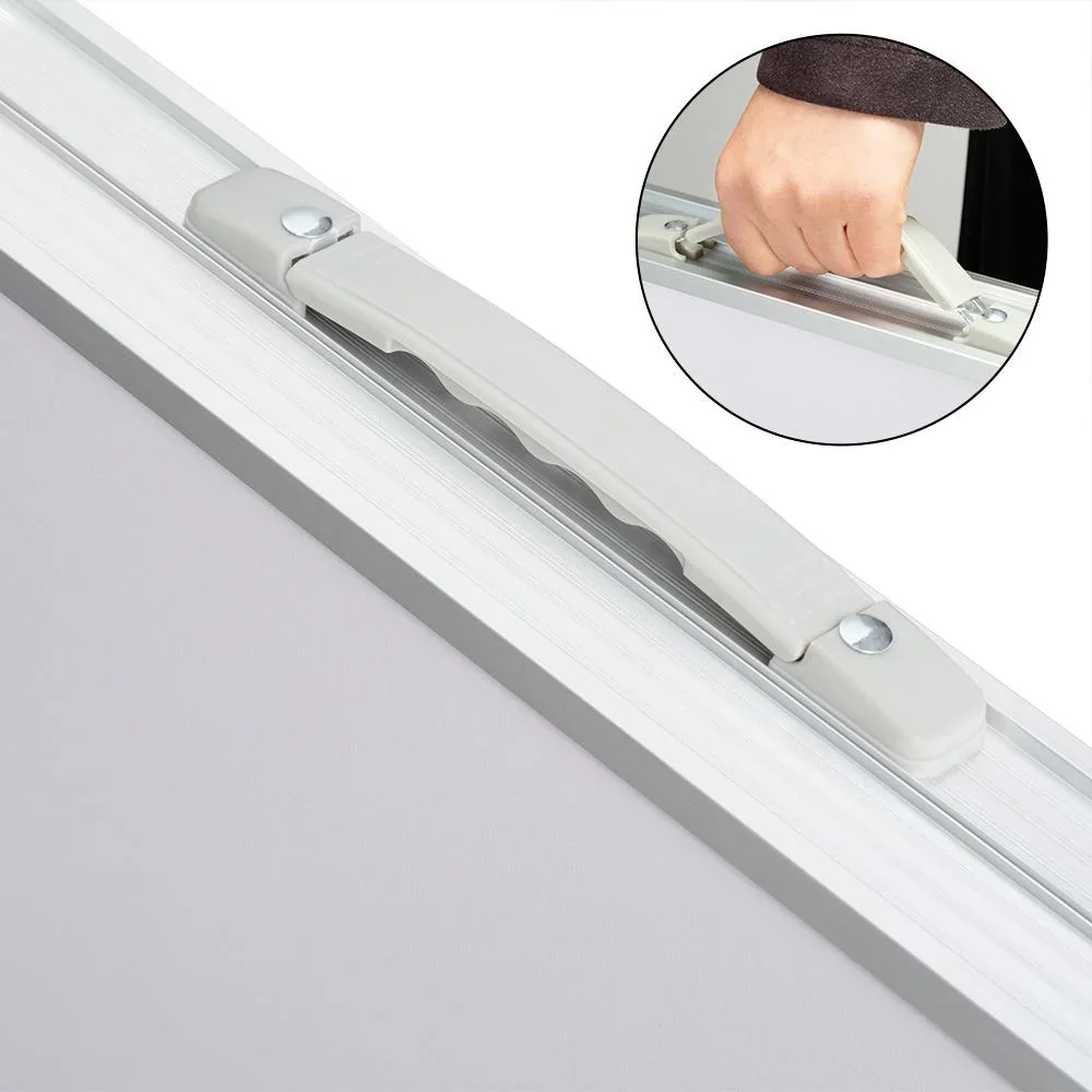 Klappbare Campingbank 5 Stück weißes Aluminium - 2