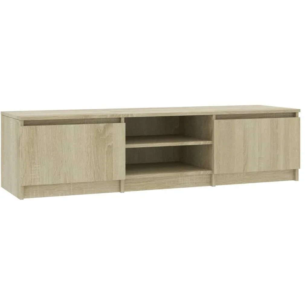TV-Schrank 140x40x35,5 cm Spanplatte Sonoma Eiche - 2