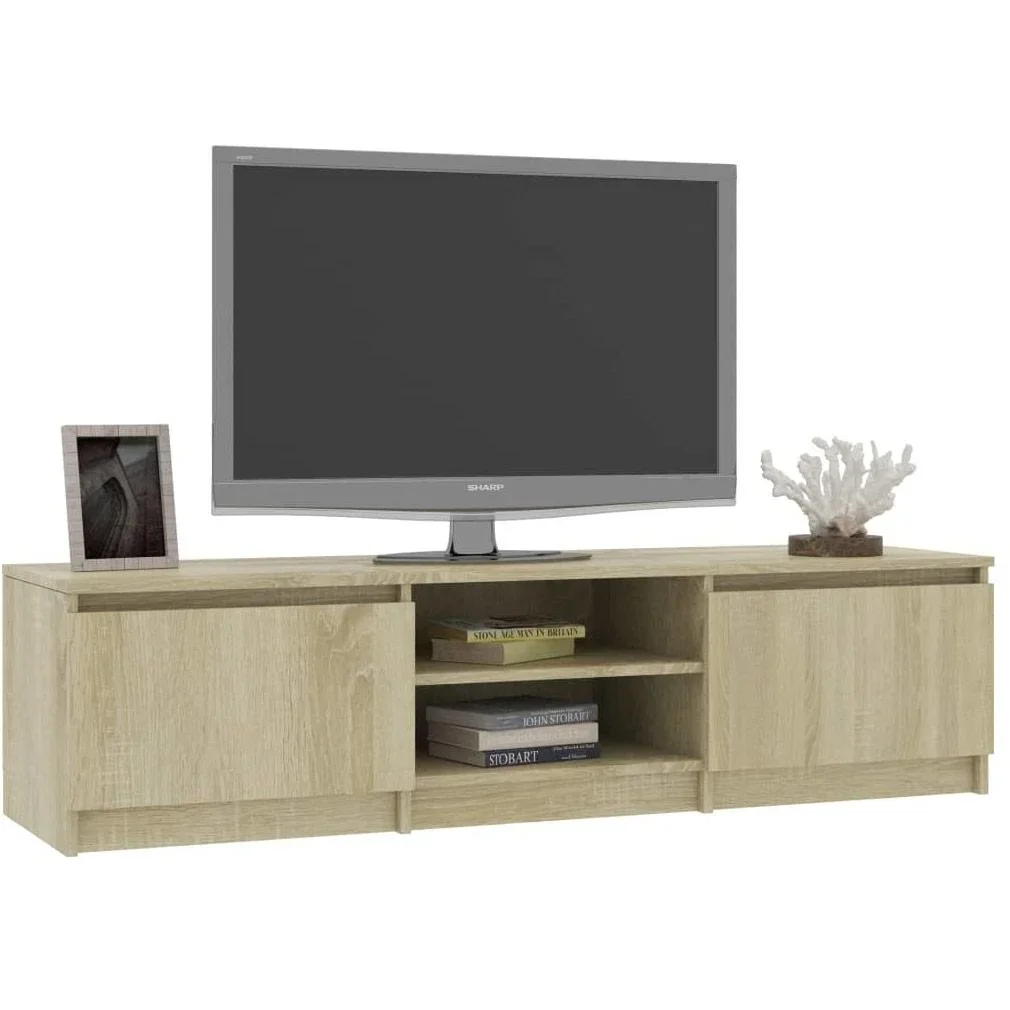 TV-Schrank 140x40x35,5 cm Spanplatte Sonoma Eiche - 4