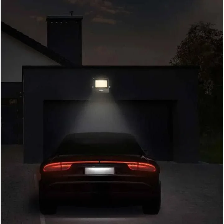 VT-138S LED-Flutlicht mit Sensor - 30 W - 2340 Lm - 3000K - Schwarz - 3