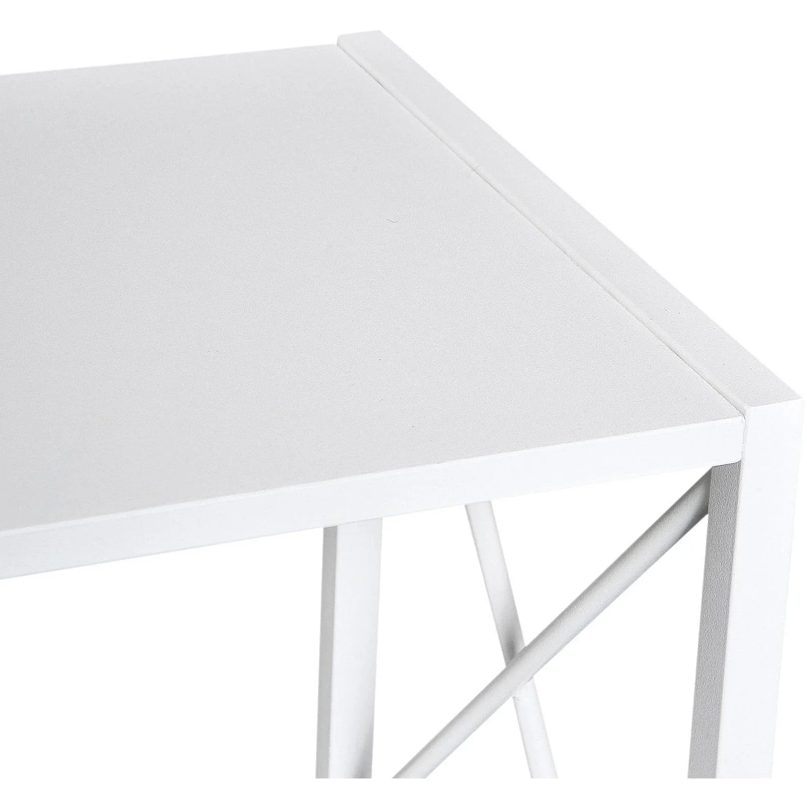 Standregal Bücherregal Aufbewahrungsregal Metall Weiß 40 x 35 x 72,5 cm - 6