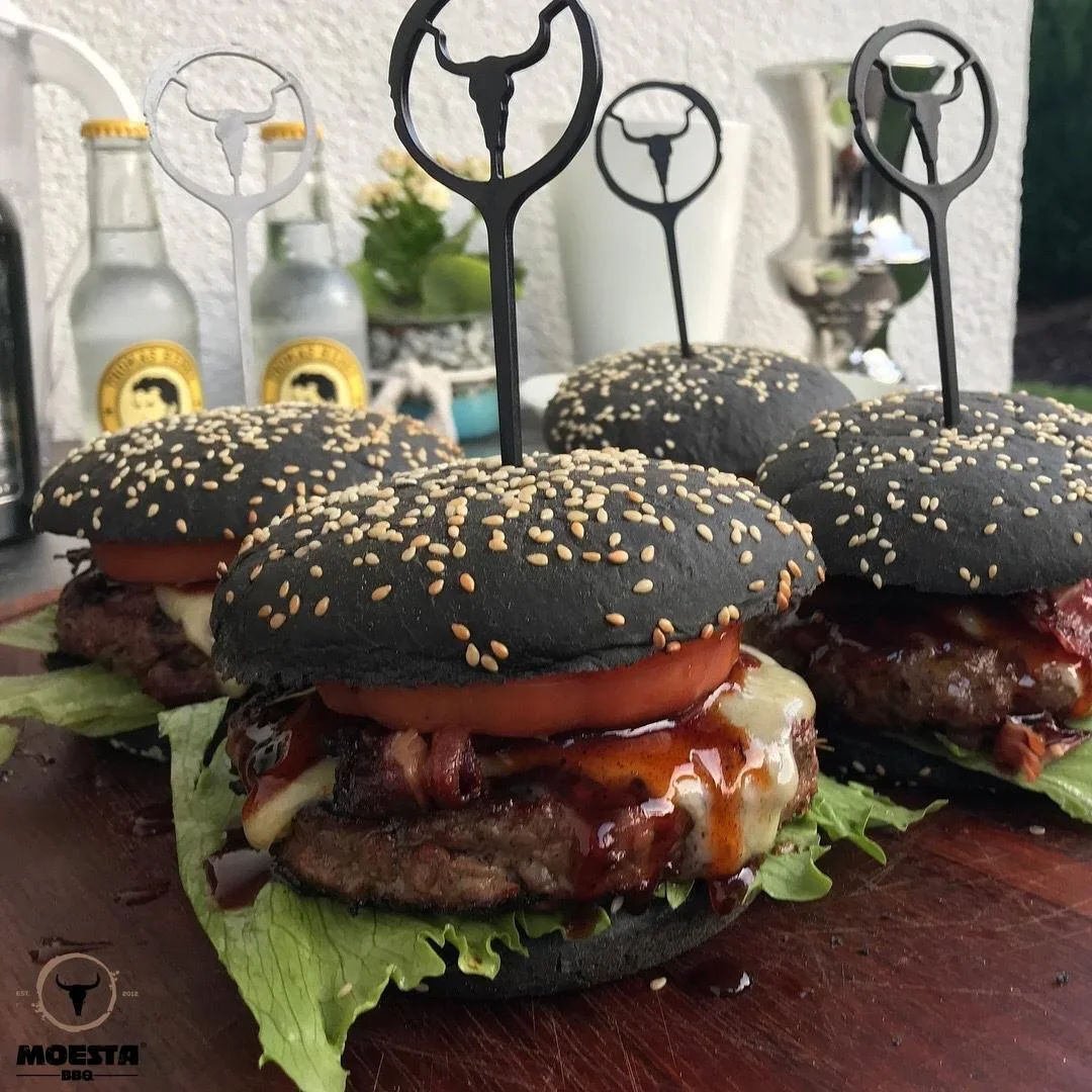 BurgerSpieß 6er Set Black Kunststoff - 0